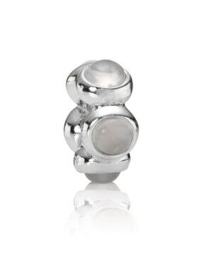 Pandora Retired Sterling Silver Moonstone Cabochon Bead - 790538MS
